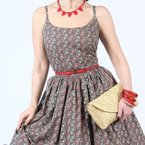 Tatyana Boutique Sandra Dress in Matchstick - Picture 2 of 6